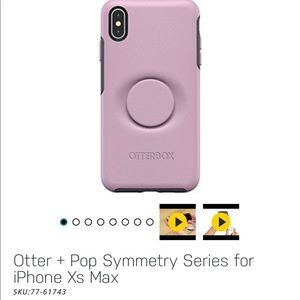 New Otterbox iPhone XS Max Pop Socket case